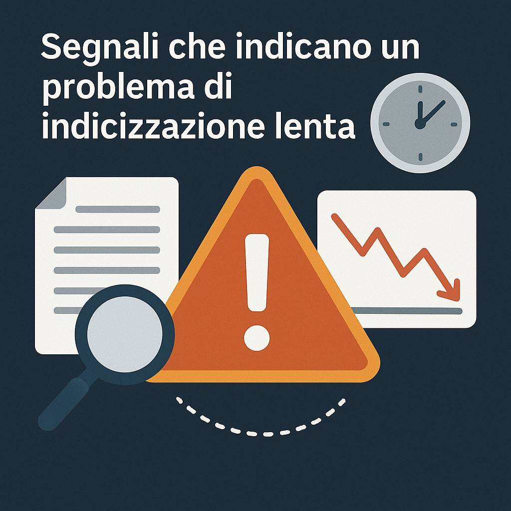Indicizzazione lenta di articoli WordPress: tecniche pratiche per forzare il crawl di Google 2 Indicizzazione lenta di articoli WordPress: tecniche pratiche per forzare il crawl di Google segnali che indicano problema indicizzazione lenta