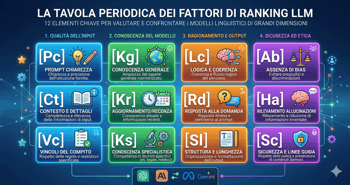 fattori di ranking LLM
