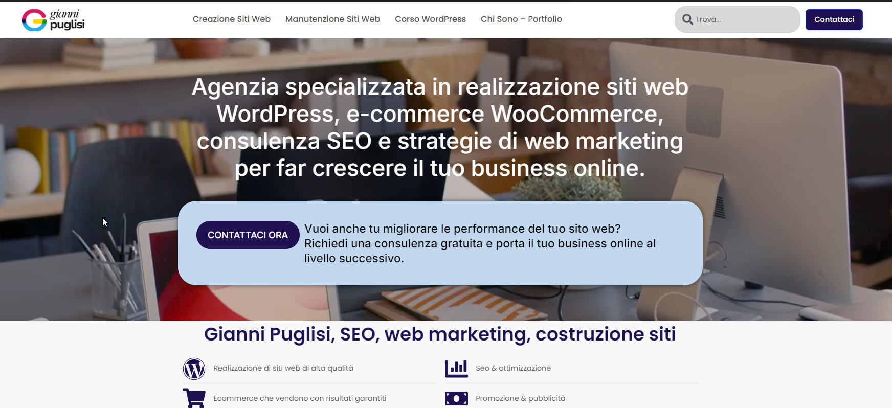 Screenshot giannipuglisi.it