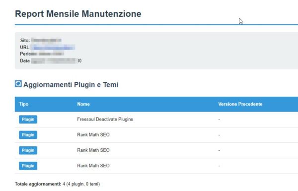 Monthly Maintenance Reports - Plugin WordPress per Report Automatici - immagine 4