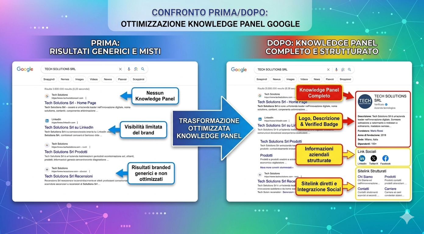 Knowledge Panel prima e dopo