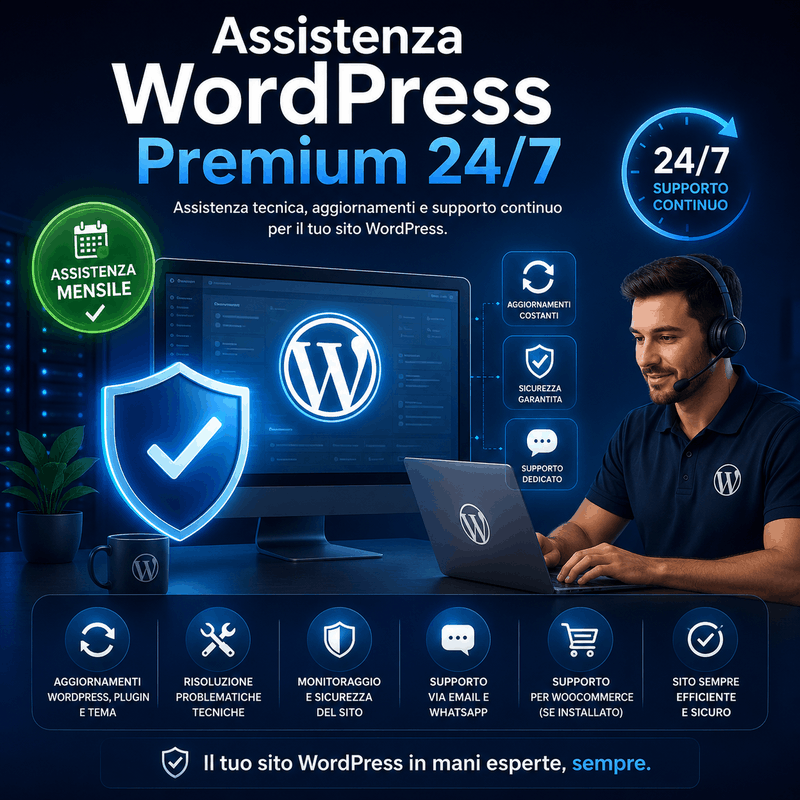 asssistenza wordpress