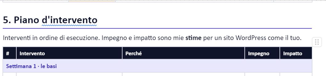 Report Visibilità AI 4 Pagina di esempio del Report completo visibilità AI, immagine 4 di 4